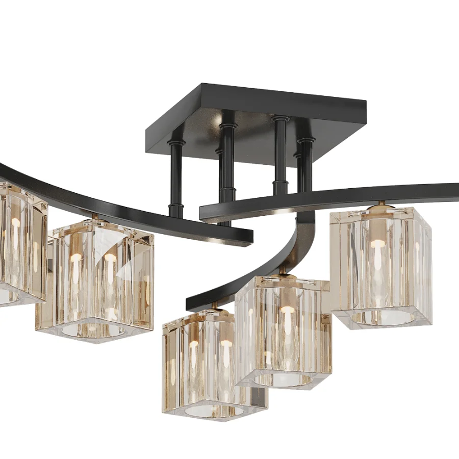Sputnik Ceiling Chandelier Image 4