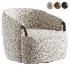 Crate & Barrel Rapallo Swivel Chair - Thumbnail 1