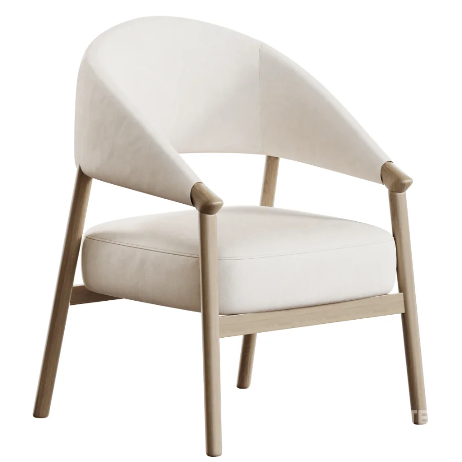 Japandi Accent Chair Image 2