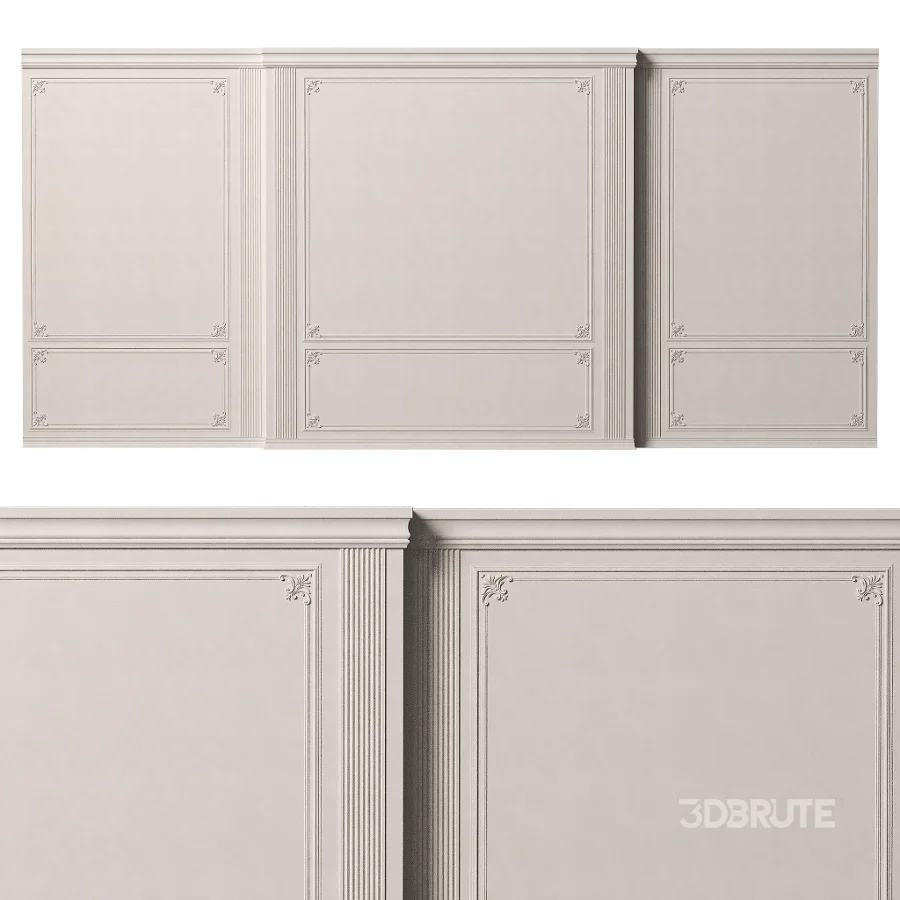 Classic 3D Wall Panel Elegant Design for Interior Decor 23 Image 6