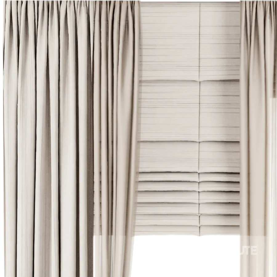 Silk and Cotton Curtain Set 122 Image 5