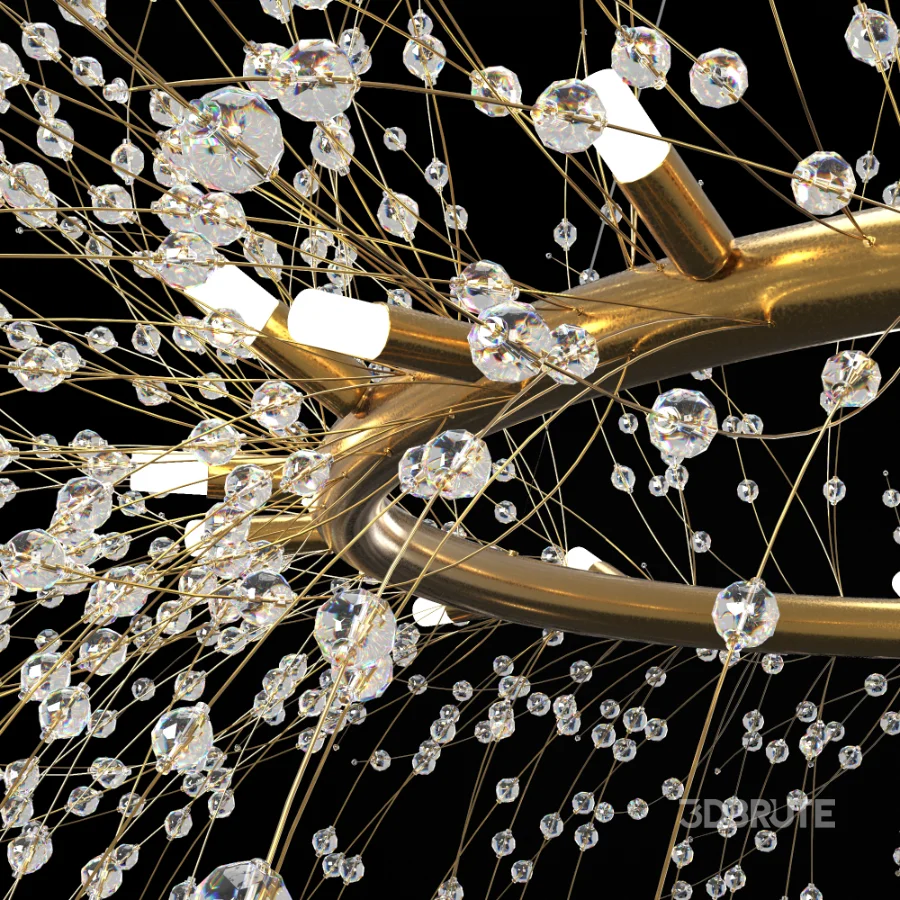Modern light crystal chandelier Image 3
