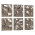 Wall Sculpture Set Modern Gold Relief 27 - Thumbnail 5