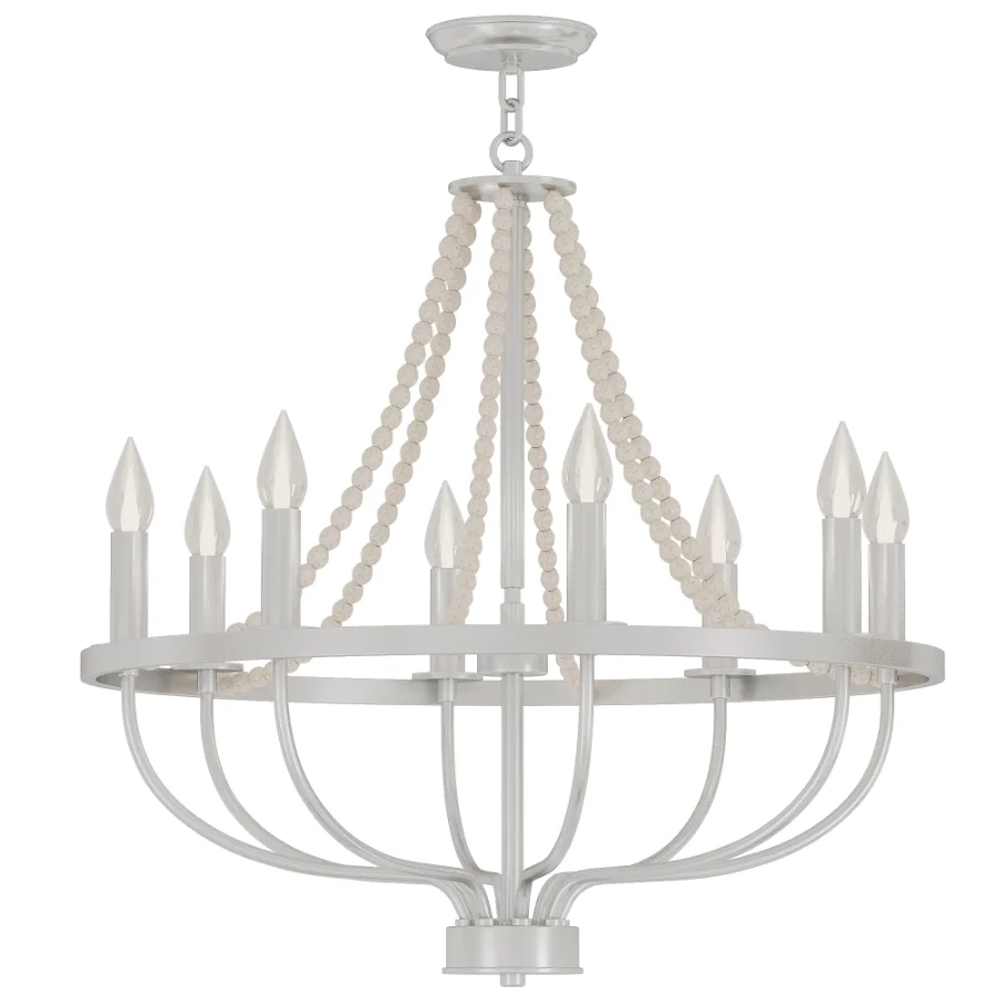 Resha Wagon Wheel Chandelier Image 2