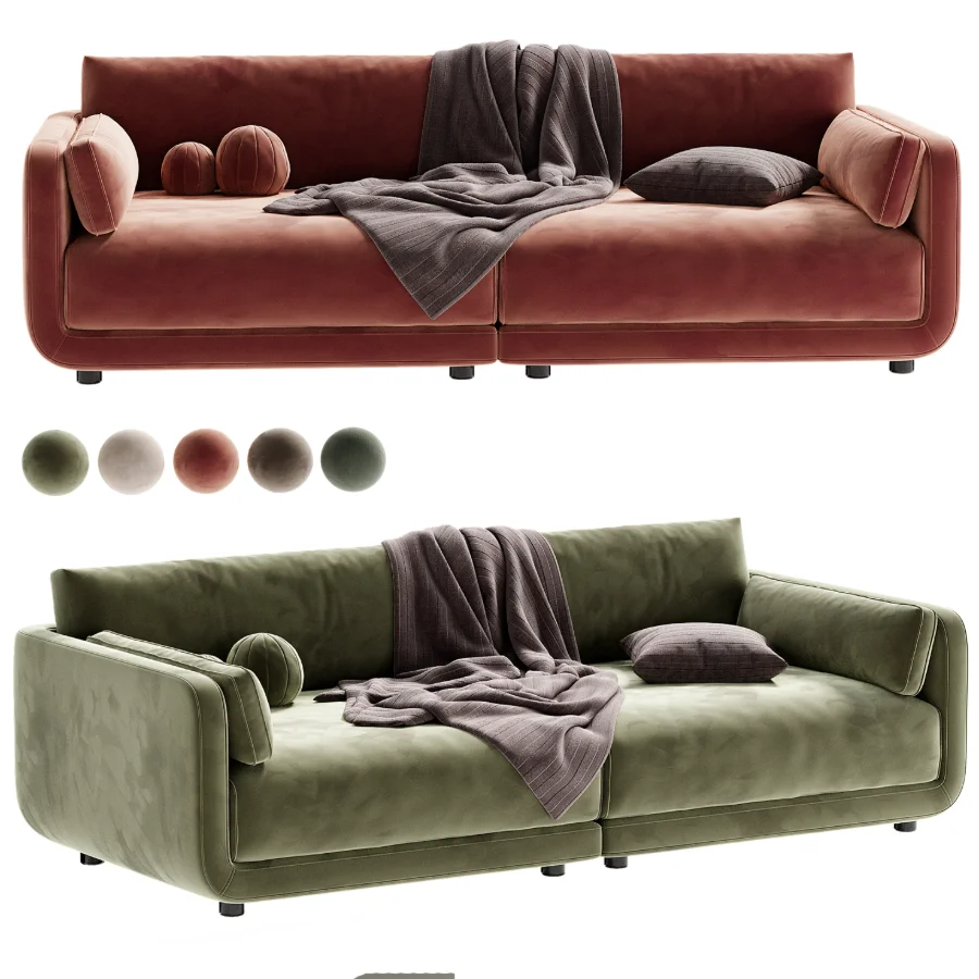 Naples Upholstered Sofa Image 4