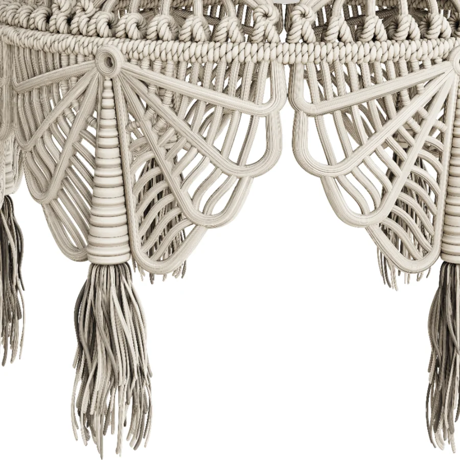 Macrame Pendant Lamp Image 2