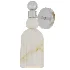 Alabaster Brass Wall Sconce - Thumbnail 2