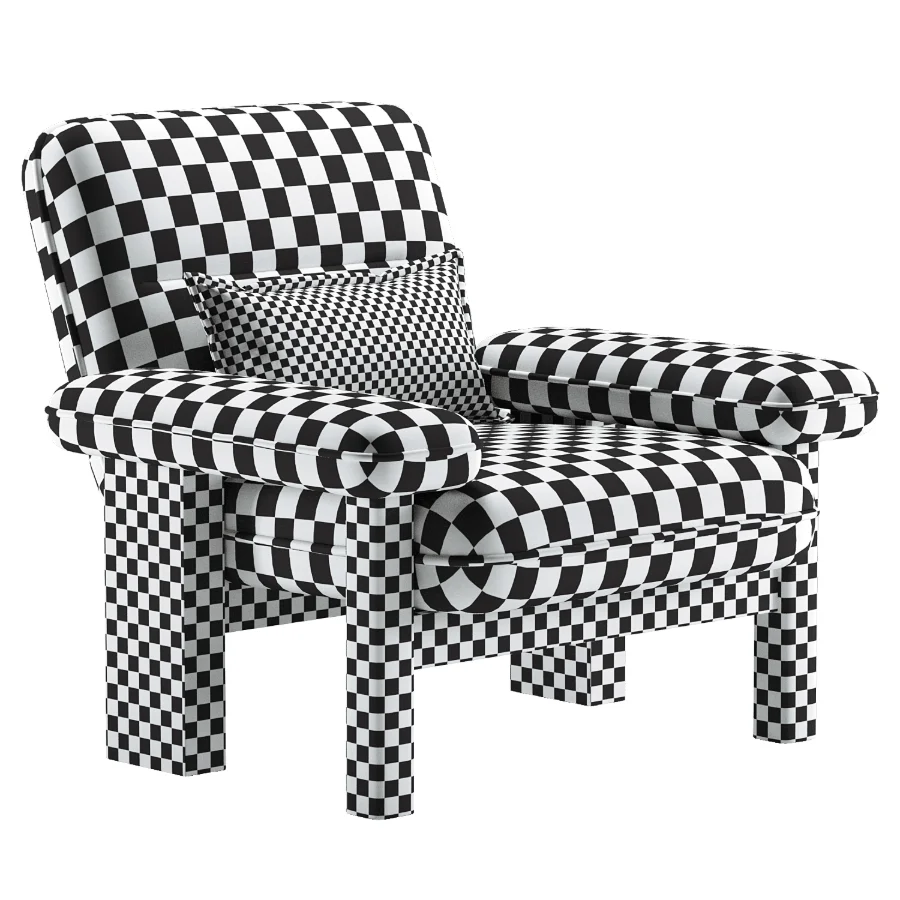 Boucle Accent Chair Image 7