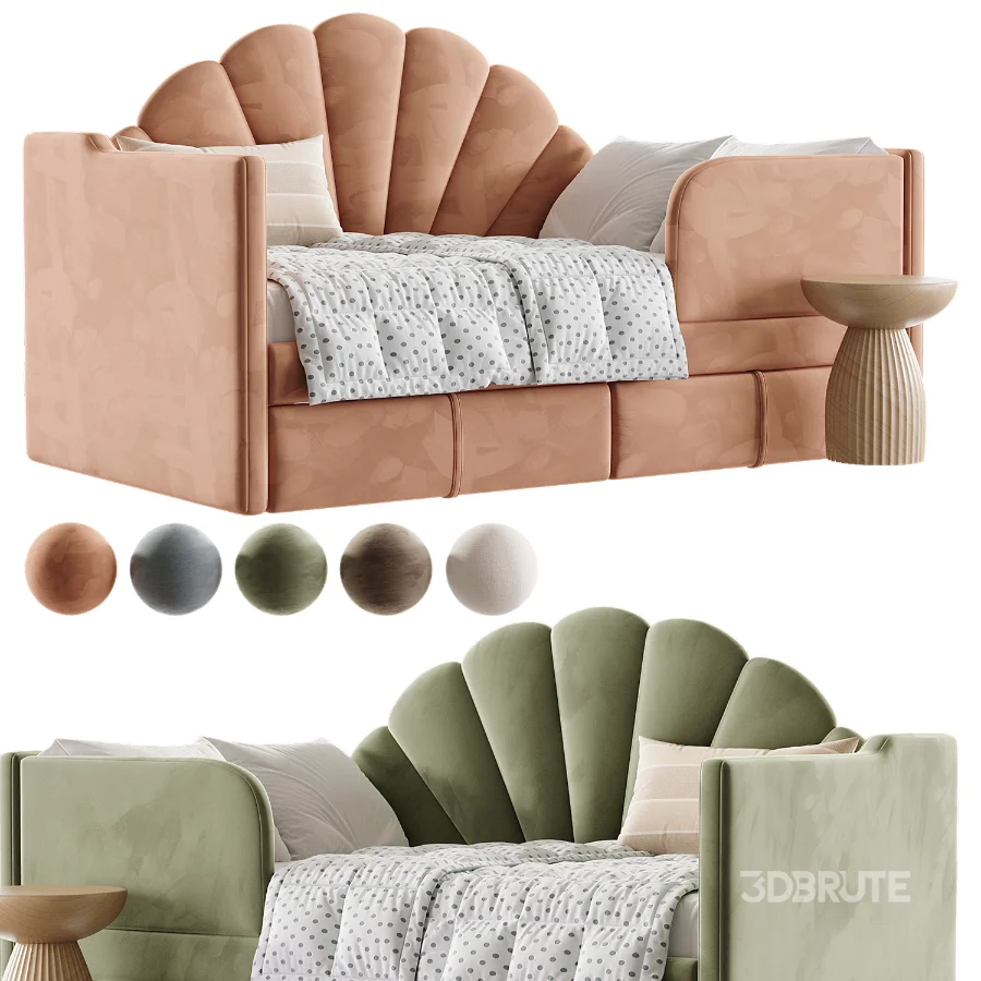Mulan Soft Kids Bed Image 4