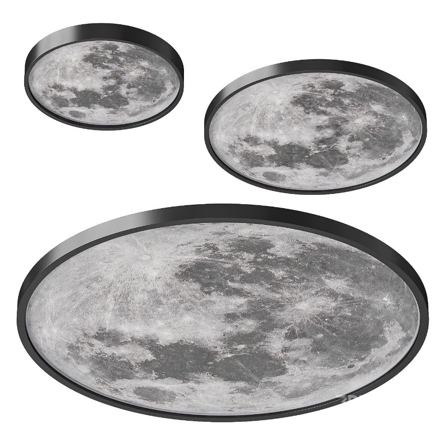 Ceiling Led Cosmos Moon Image 1