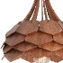 Wooden pendant lamp Dalia Rosewood - Thumbnail 4