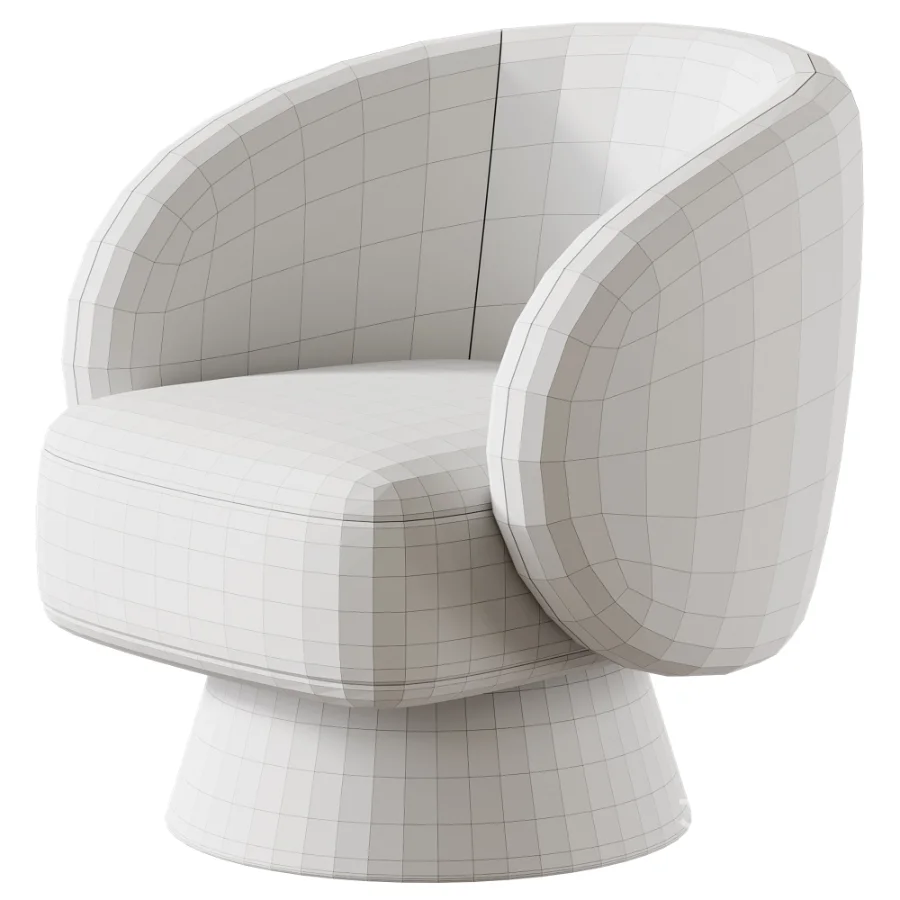 Saboor 30 7 W Swivel Accent Chair Image 4