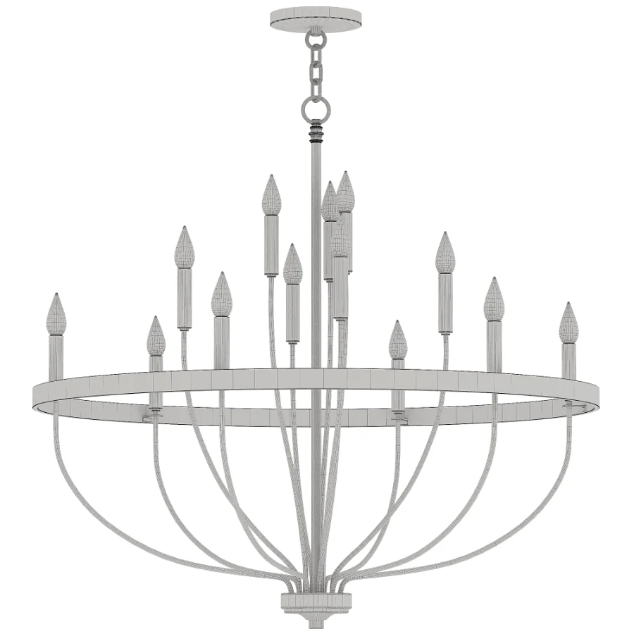 Graceful Curve Chandelier Image 5