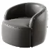 Gwyneth Ivory Boucle Swivel Chair by goop - Thumbnail 6