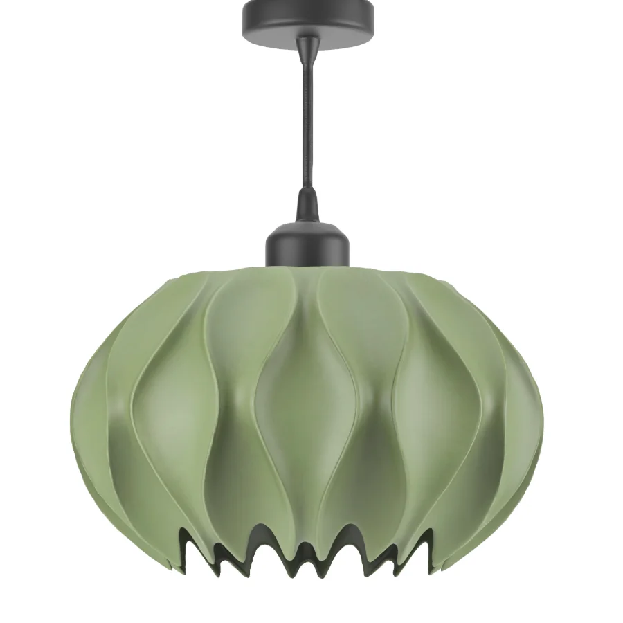 Sculptural Hanging Lamp Shade Image 1