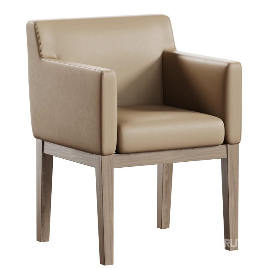 Morgan Track Arm Fabric Dining Armchair Image 4