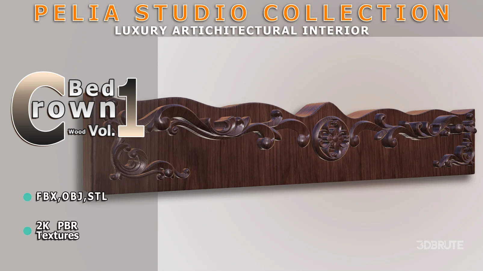 BedCrown-1-Wood Image 1
