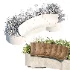 Bench with Plants – Urban Furniture 03 - Thumbnail 1