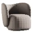 Rico Lounge Chair with Swivel Base - Thumbnail 1