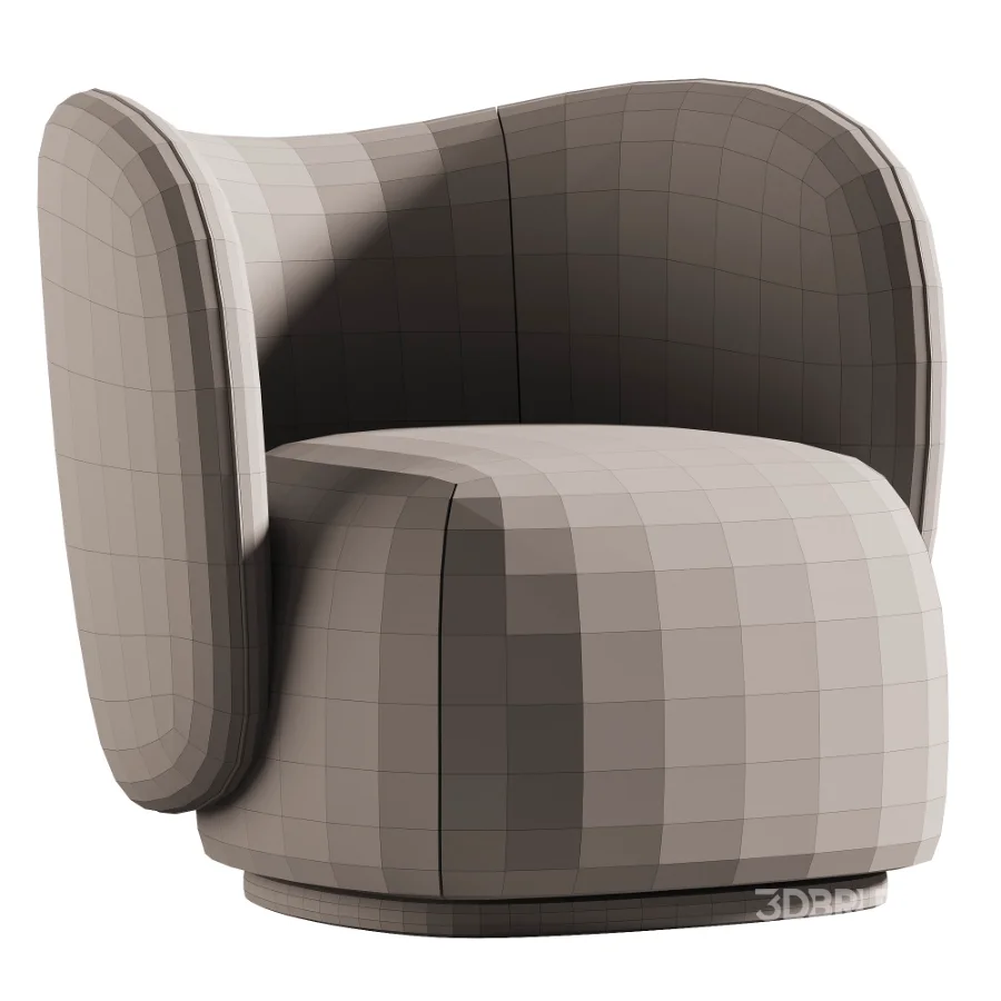 Rico Lounge Chair with Swivel Base Image 1
