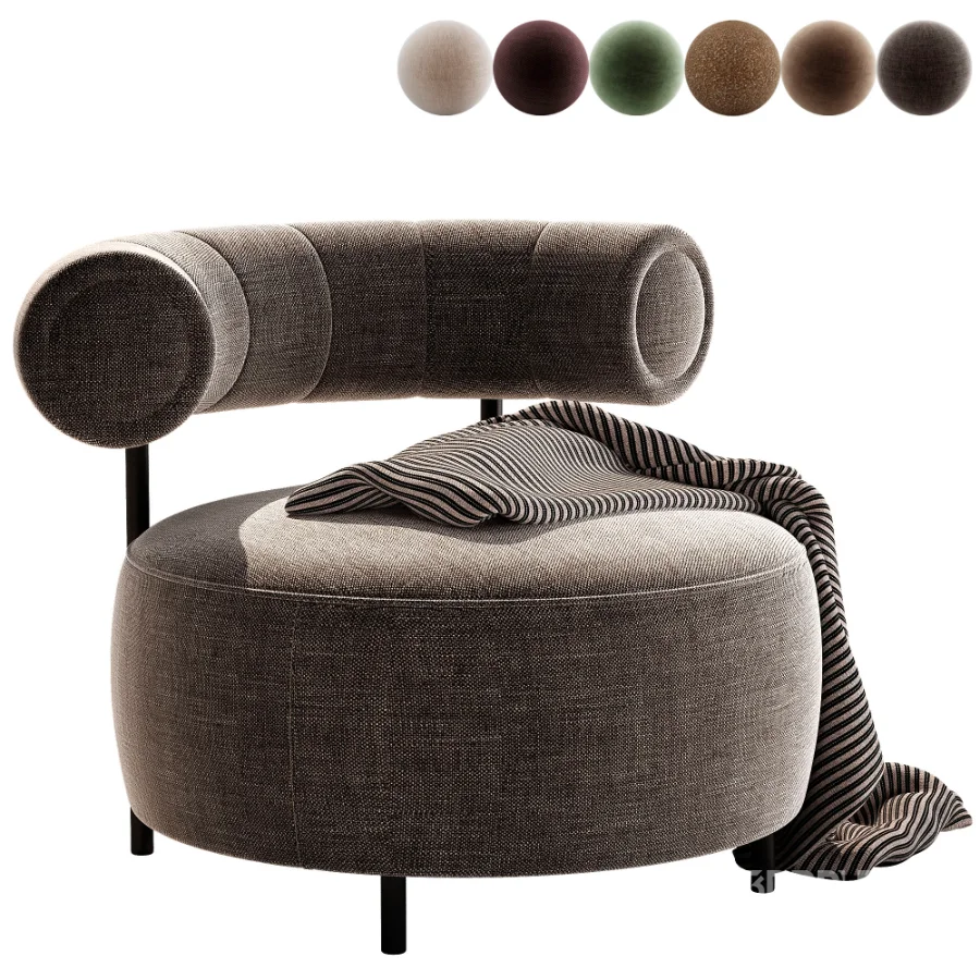 Naduvi Miley Velvet Right Cremekleurig Sofa Image 3