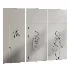WC Toilet Doors with Metal Male Female Baby Signs Modern - Thumbnail 3