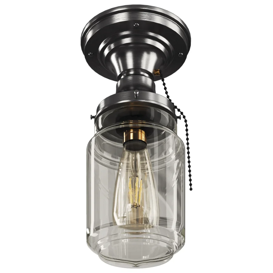 Harbor Glass Flush Mount Image 1