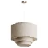 Rejuvenation Tiered Linen Drum Nickel Pendant - Thumbnail 2