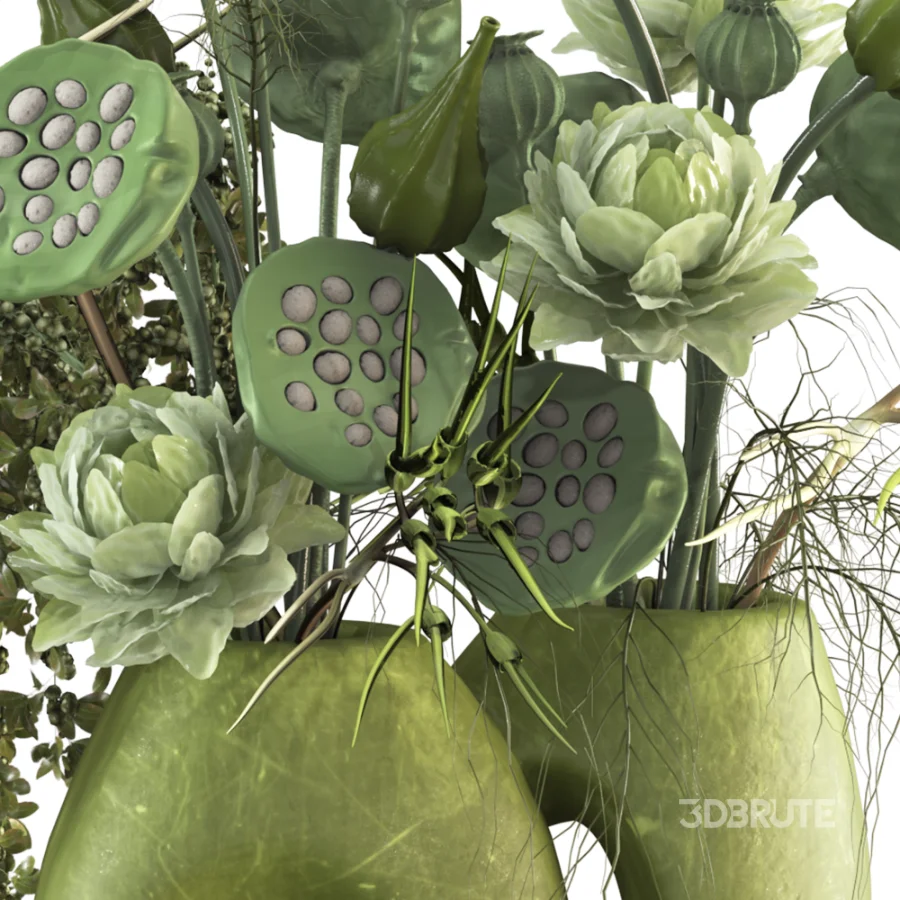 Verdelle Botanical Vase Set 059 Image 3