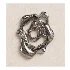 Wall Sculpture Modern Liquid Chrome Metal - Thumbnail 4