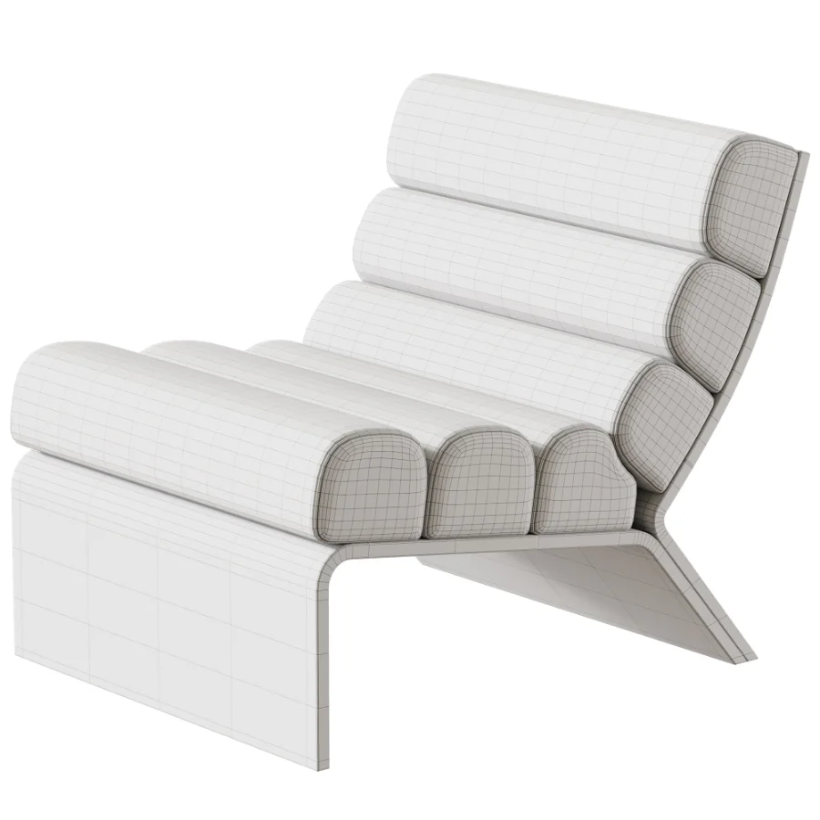 Brialle Boucle Upholstered Armless Accent Chair Image 4
