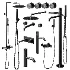 Boheme STICK LINEA Bathroom Faucet Set 02 - Thumbnail 3