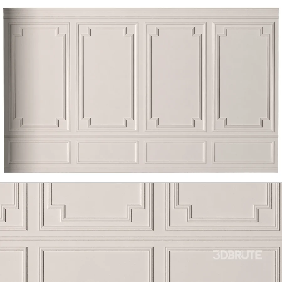 Classic 3D Wall Panel Elegant Design for Interior Decor 16 Image 6
