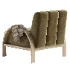 Boucle Ash Wood Accent Chair - Thumbnail 5