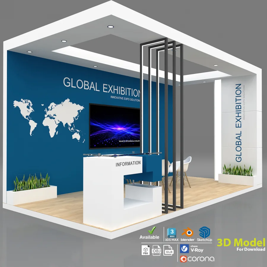 exhibition booth Image 1