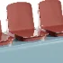 Plastic stadium seats and grandstand chairs - Thumbnail 6