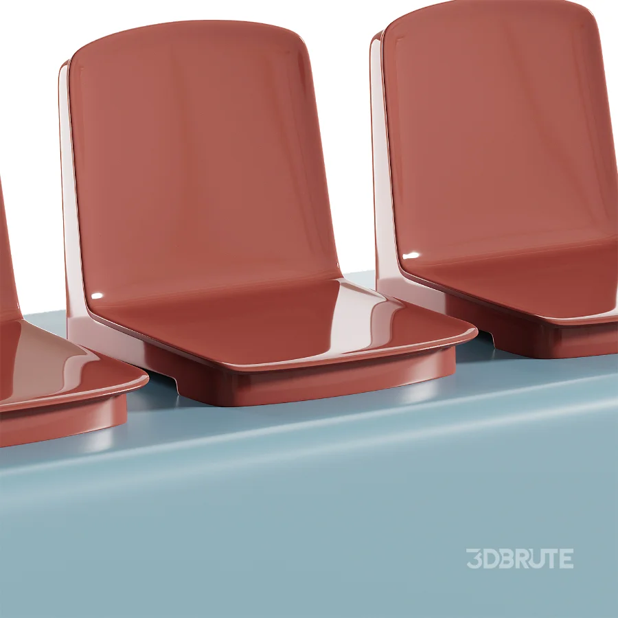 Plastic stadium seats and grandstand chairs Image 6