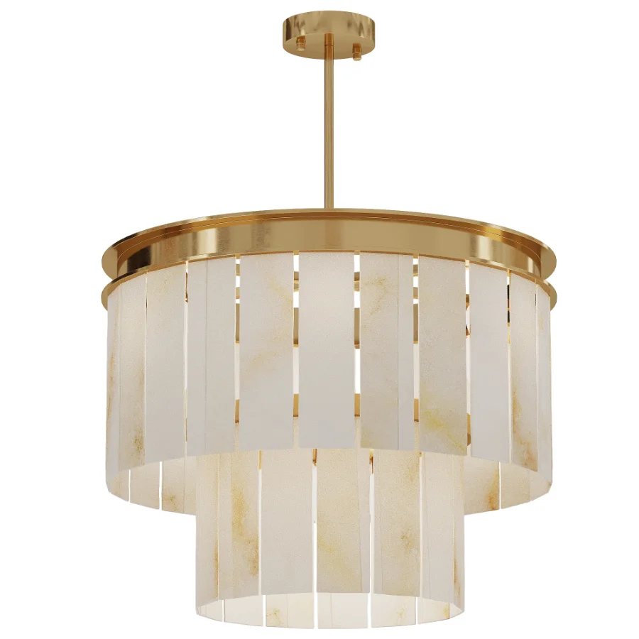 Afralia Marble Ceiling Chandelier Set3 Image 5