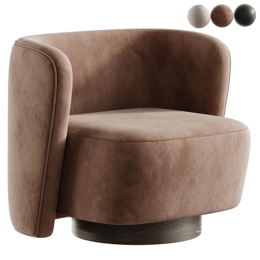 Swivel Lounge Chair by Juliana Lima Vasconcellos Image 1