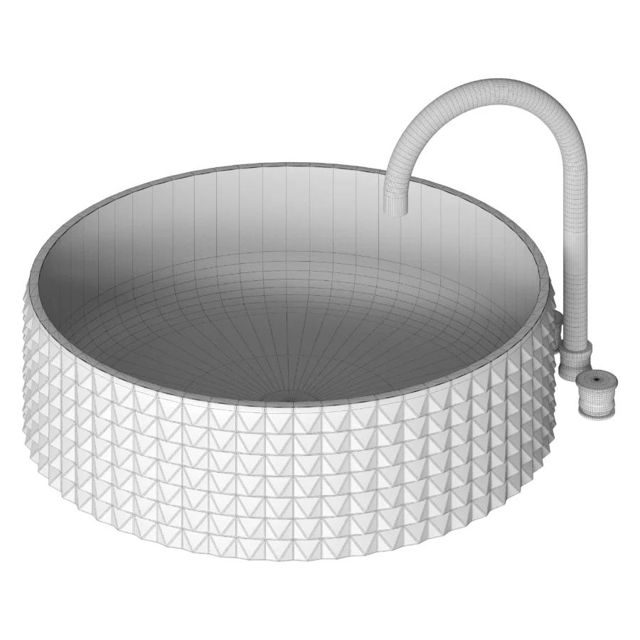Glass countertop bathroom sink 4 colors Image 6