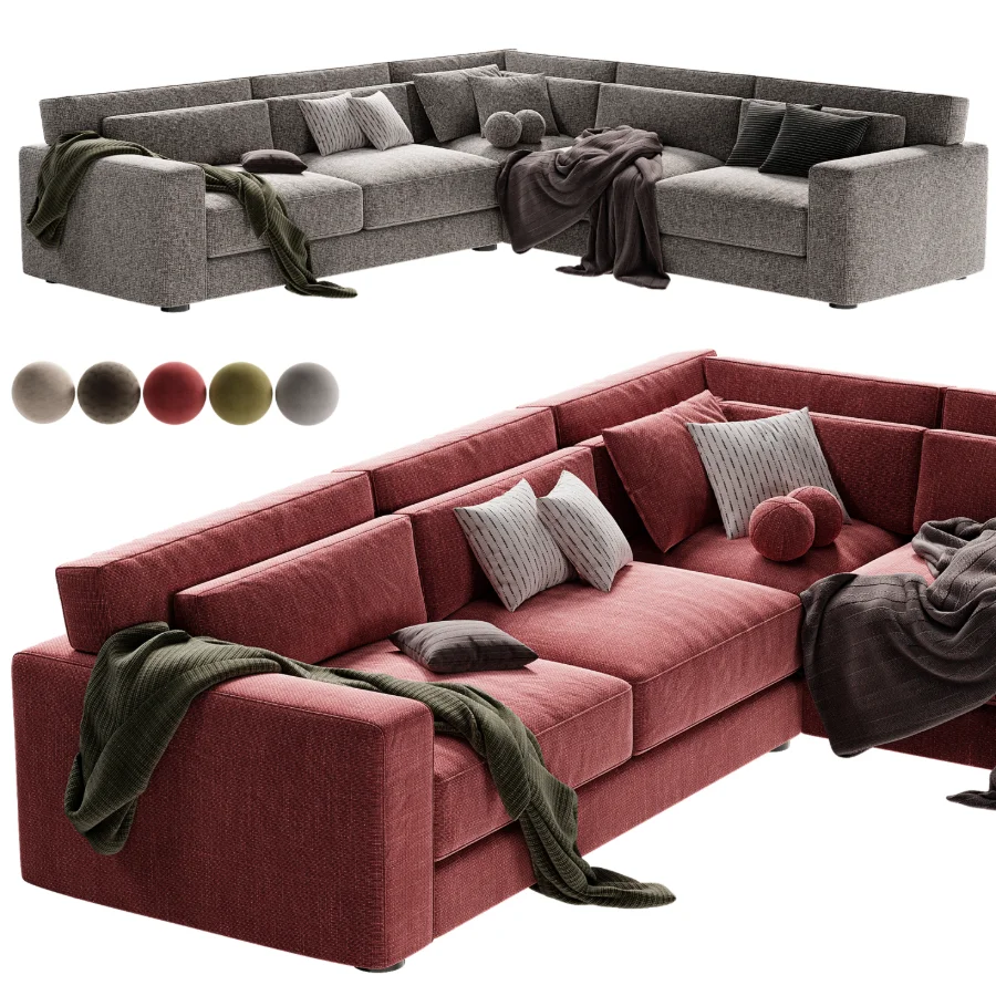 Retreat 3 Piece L Shaped Sectional Sofa Image 5