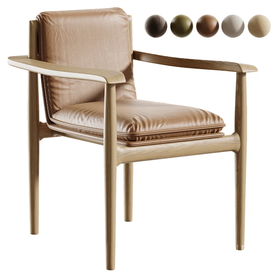 Giorgetti Kumiki Small Armchair Dining Chair Image 2