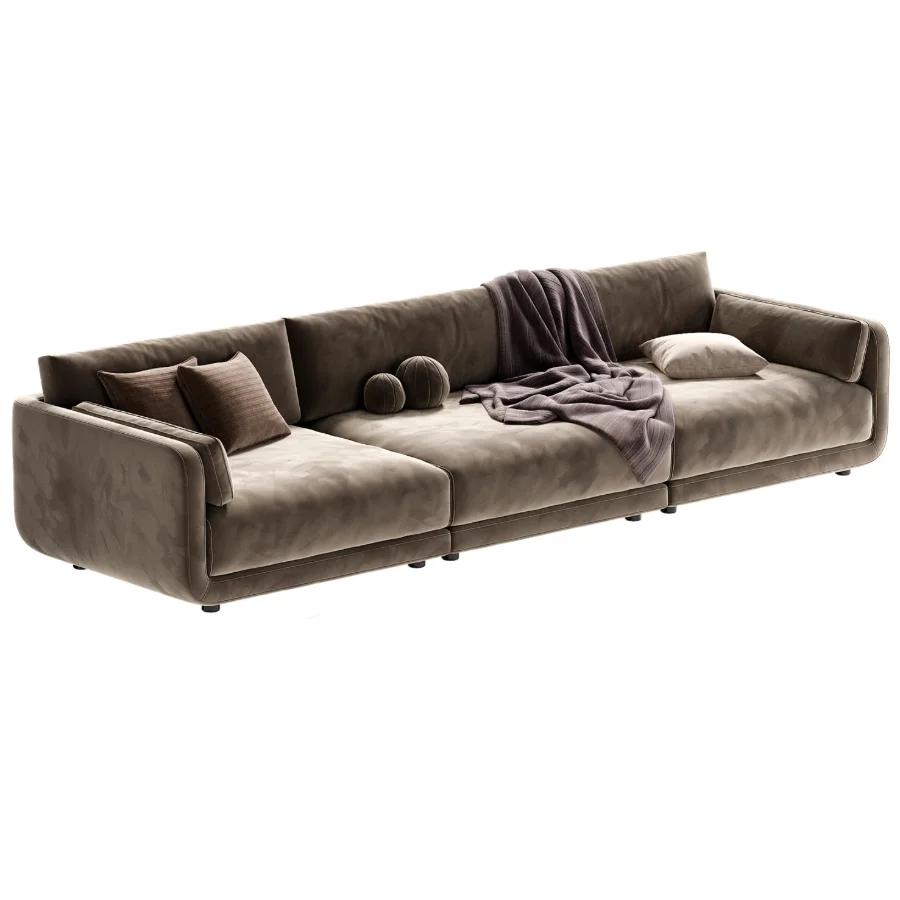 Naples Upholstered Sofa Image 1