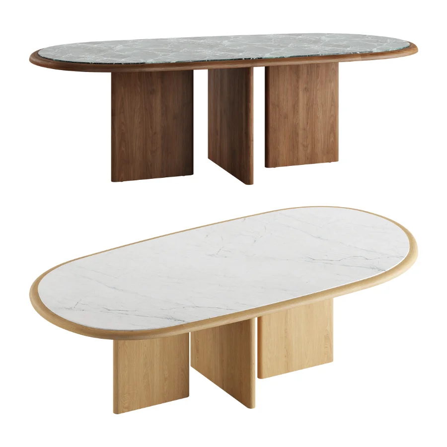 SUISEKI Oval Table by Riva1920 Image 2
