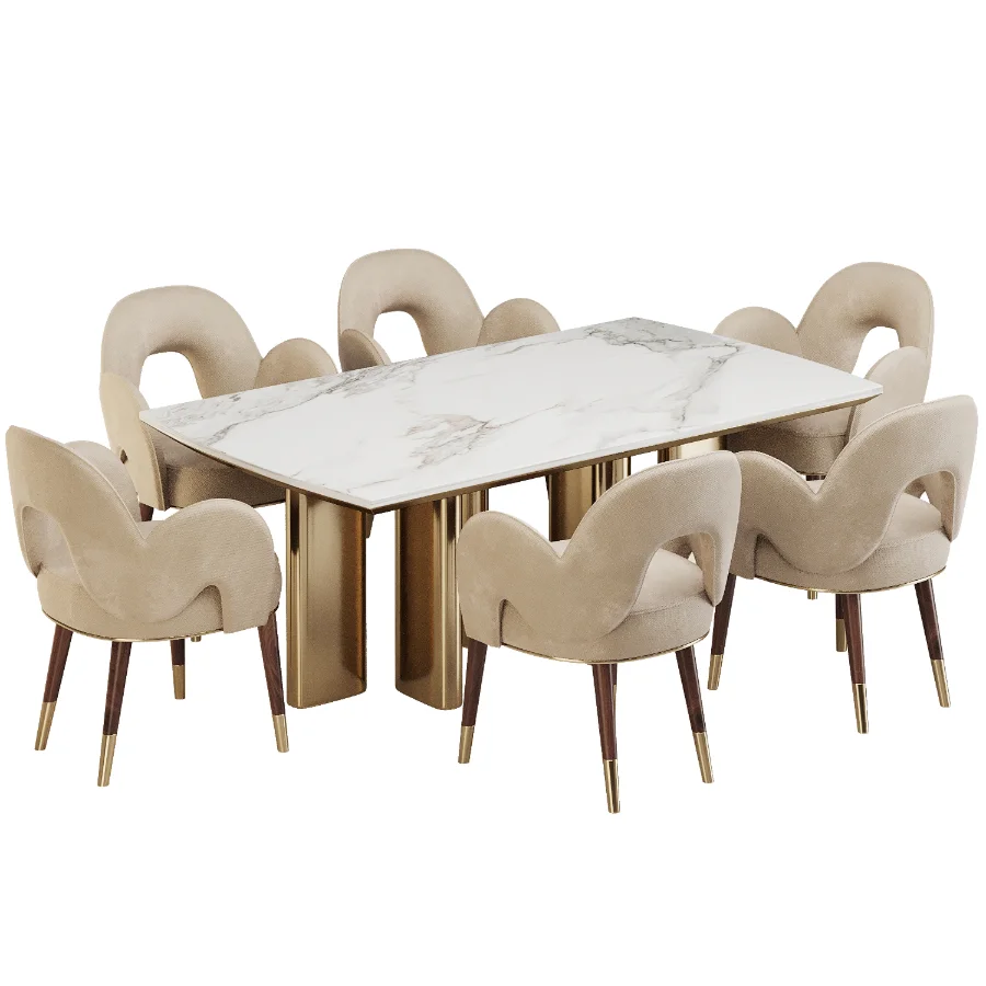 Dinning chair and table384 Image 1