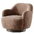 Spring Modern Upholstered Swivel Accent Chair - Thumbnail 3