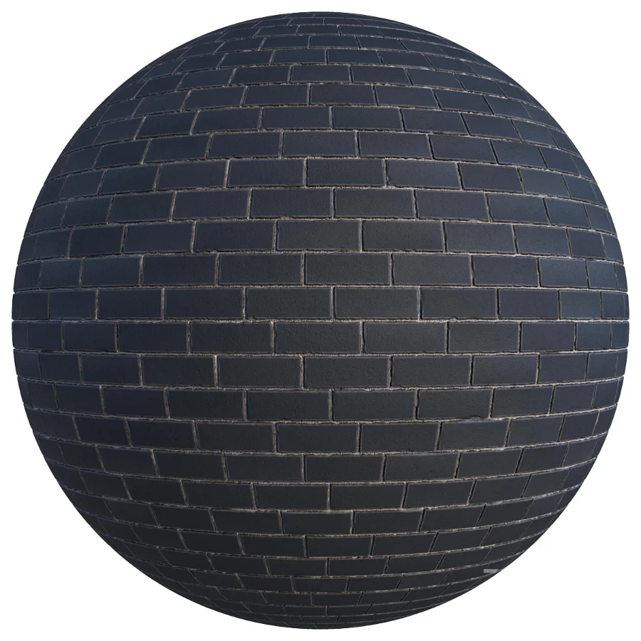FB24 Brick material in one design | 5 different colors | 4K | PBR Image 2