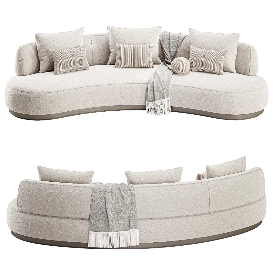Amalfi Kidney Sofa-Harbour Image 4