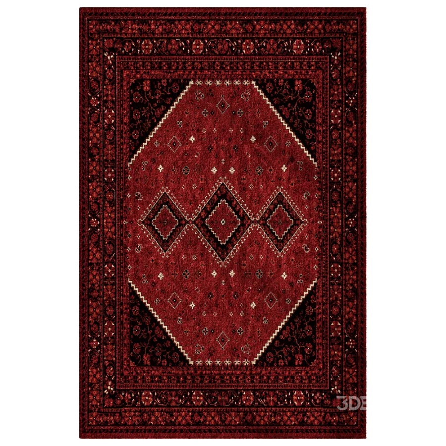 Turkish Kilim Area Rug Cotton Image 1