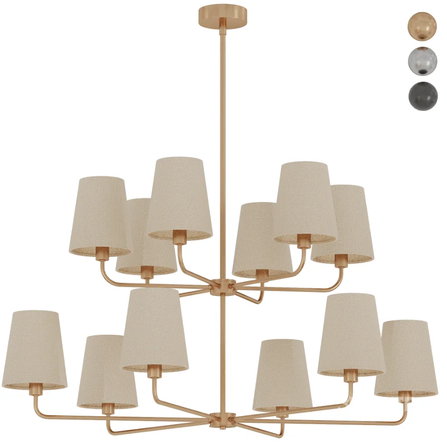 Light Adjustable Sputnik Chandelier Image 1